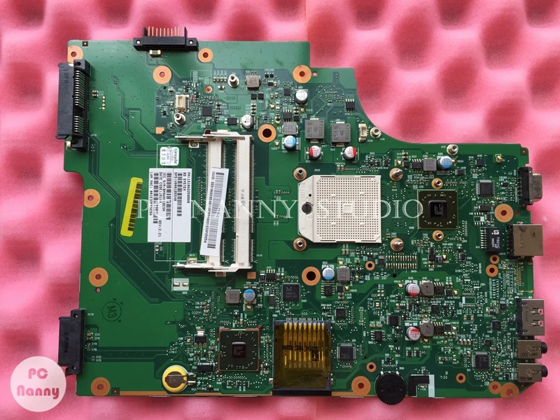 PCNANNY V000185540 6050A2250801 для Toshiba Satellite L505 L505D Материнская плата ноутбука s1 и бесплатный процессор работает
