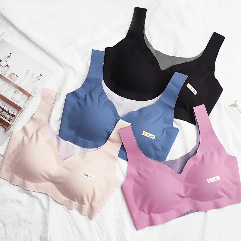 Женский сексуальный ультратонкий стрейчевый дышащий спортивный бюстгальтер для