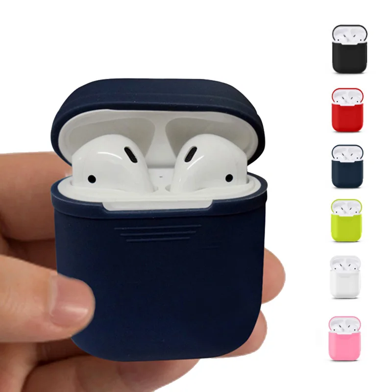 Новый мягкий силиконовый чехол ТПУ ультратонкий протектор для Apple Airpods рукав