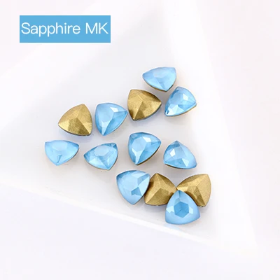 Sapphire MK Мокко создания брошь в виде тотема аппликатор Стразы Стекло Strass точки камешки художественное украшение ногтей Стразы 3 dtotem Decorat - Цвет: Sapphire MK