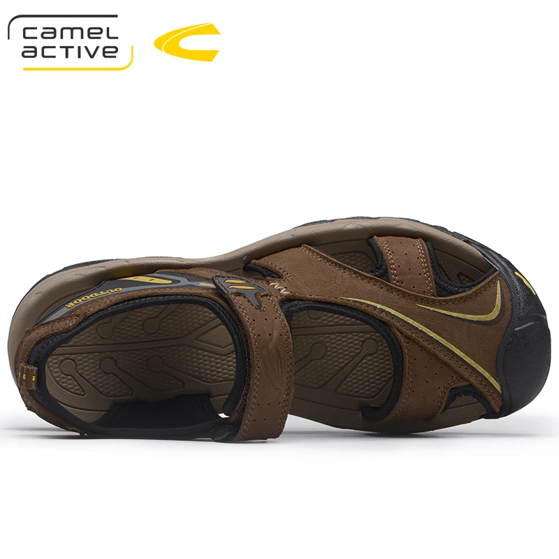 Camel Active/новые модные стильные мужские сандалии Повседневные Пляжные Шлепанцы из