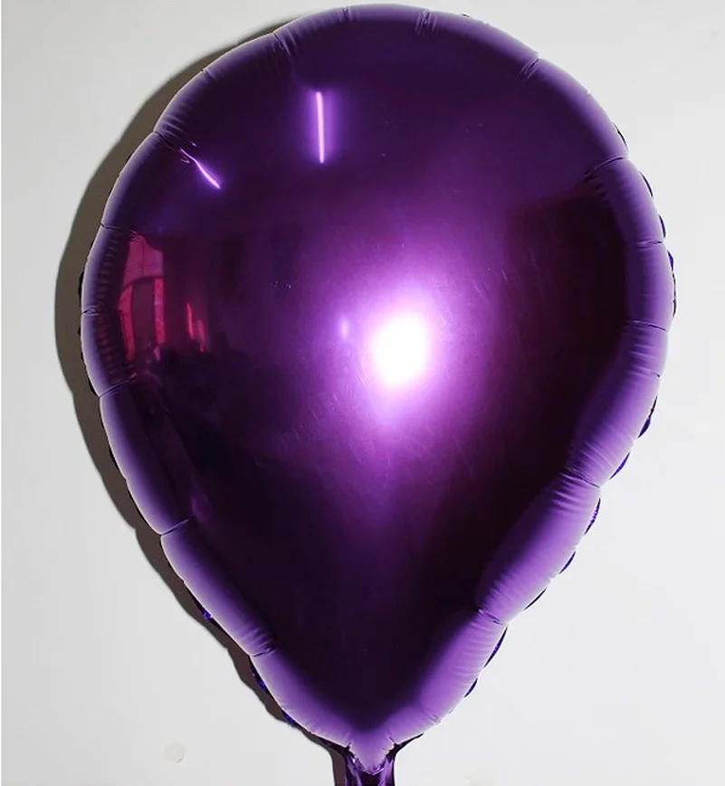 purple Капли воды/овальные шарики из фольги разных форм на заказ логотип/фото/текст принты уникальный юбилей, День рождения праздничные Свадебные украшения 2 шт - Цвет: purple