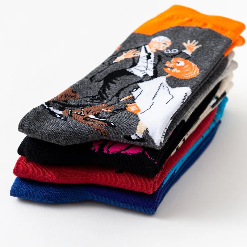 Новинка парижские винтажные модные носки унисекс счастливые для женщин и мужчин