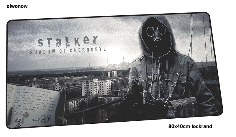 Stalker коврик для мыши 800x400x3 мм locrkand игровой коврик для мыши геймер Лидер продаж игровой компьютерный стол padmouse клавиатура большие игровые коврики