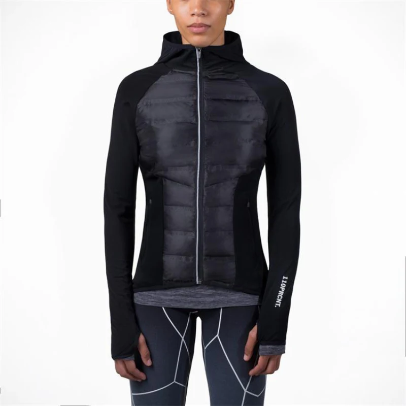 Women jacket Фитнес зимняя женская обувь Бег куртка Женский Открытый Бег пальто любителей бодибилдинга Курточка бомбер Для женщин Базовые куртки для женщин Водонепроницаемый - Цвет: Women jacket
