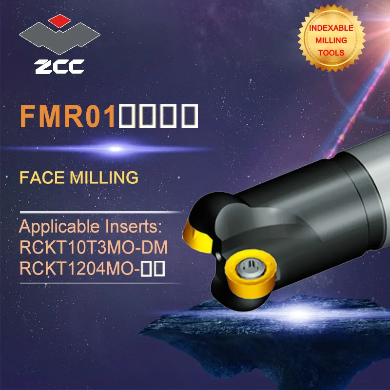 

ZCC.CT original face milling cutters FMR01 high performance CNC lathe tools indexable milling tools face milling tools