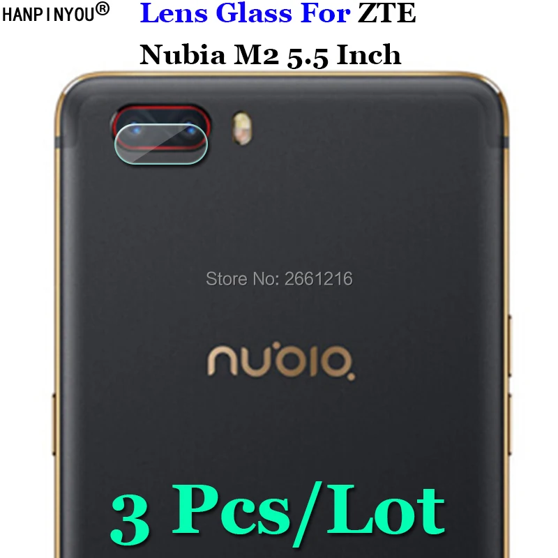 3 шт./лот для ZTE Nubia M2 5 &quotУльтра прозрачное мягкое волокно закаленное стекло