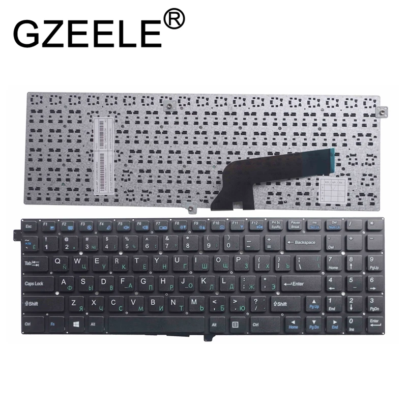 Новинка клавиатура GZEELE для Clevo W550AU W555AUQ W550EL W555EL W550SU W550SU1 W555SU1 W555SUW Русская раскладка