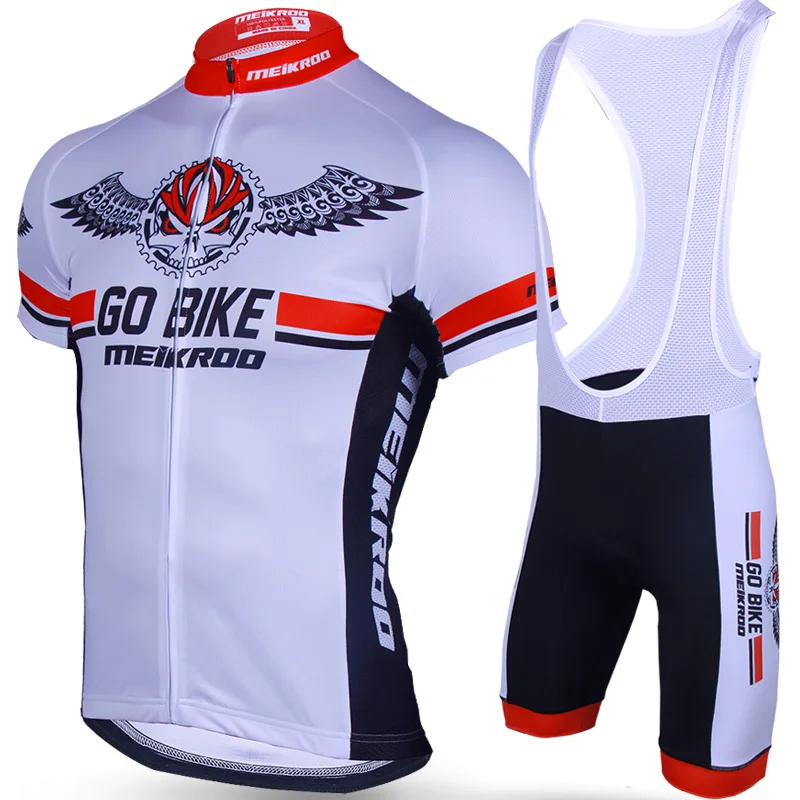 Летняя мужская одежда для велоспорта с буквенным принтом комплект коротким