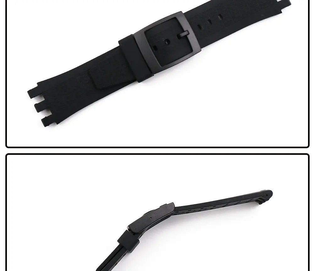 Пряжка силиконовый ремешок мужские часы аксессуары для Swatch VGK403 SVGK406SVGK409 402 водонепроницаемый браслет женский ремешок для часов