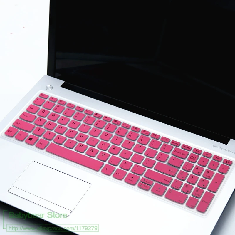 pink 15,6 17,3 дюйма чехол для клавиатуры ноутбука протектор для lenovo Ideapad 720 s(1") Ideapad 720 320 s 320 15 320-17 320 17'' - Цвет: pink