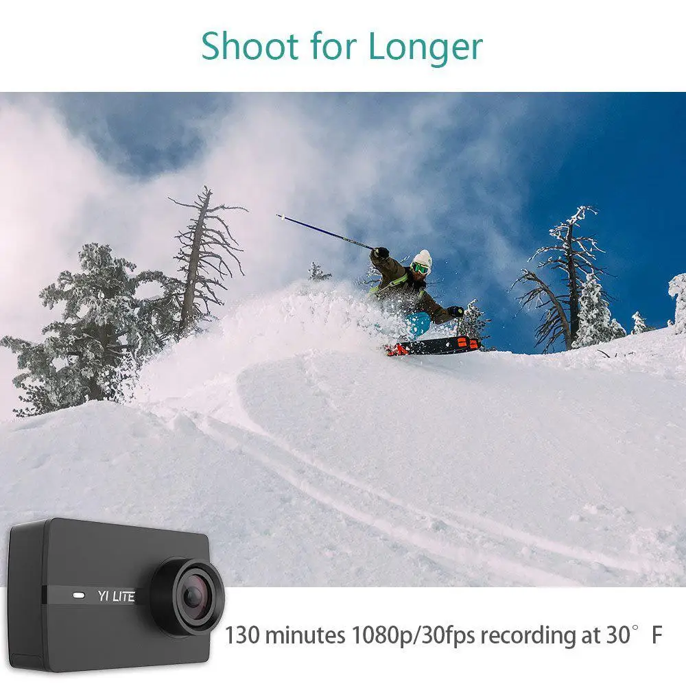 Международная оригинальная Экшн-камера YI Lite 4 K 1080 P 60fps wifi Bluetooth с