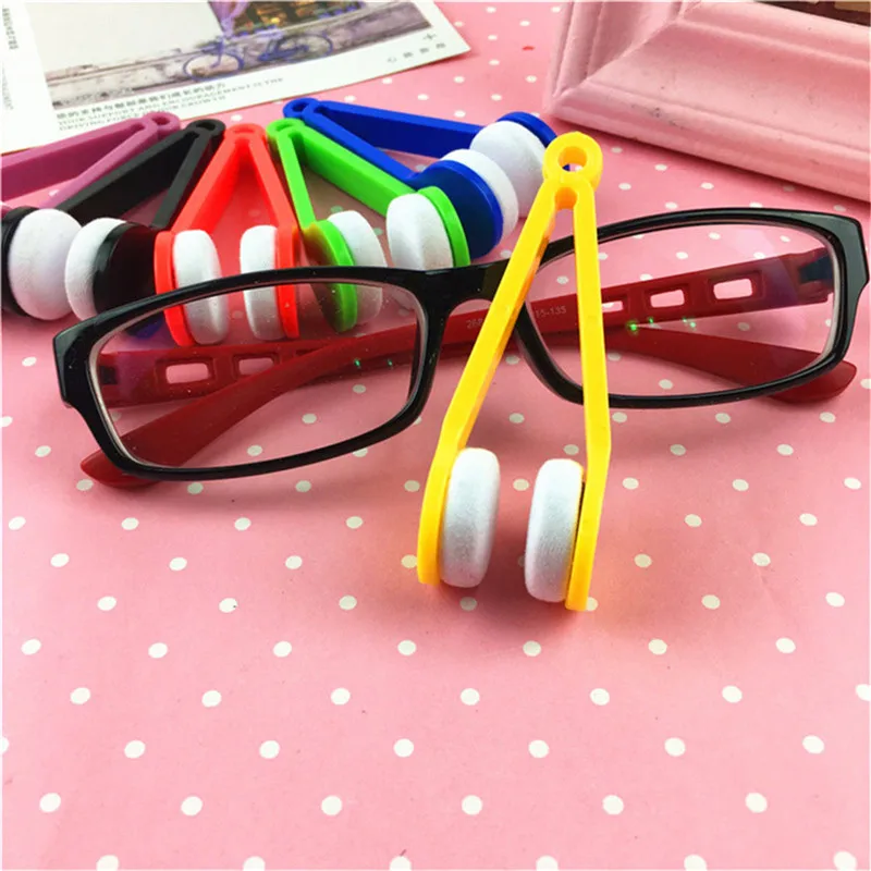 Handheld Mini Microfiber Glasses Cleaning Brushes Soft Sun Eyeglass Cleaner Tools Glass Wiper | Дом и сад