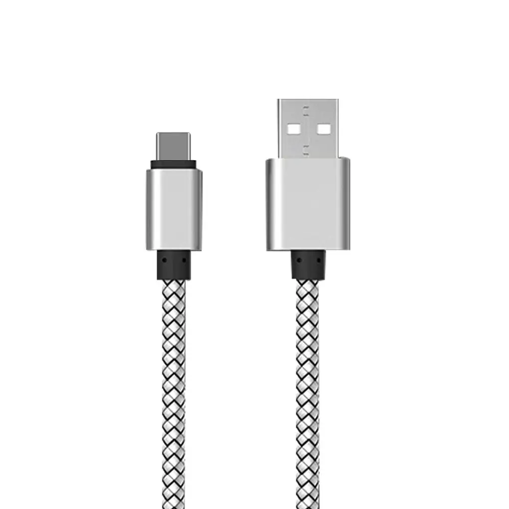 Многоцветный 1 м/2 м/3 м Быстрая зарядка usb type C кабель Мобильный телефон провод для быстрого заряда линии 2.4A USB C шнур для передачи данных