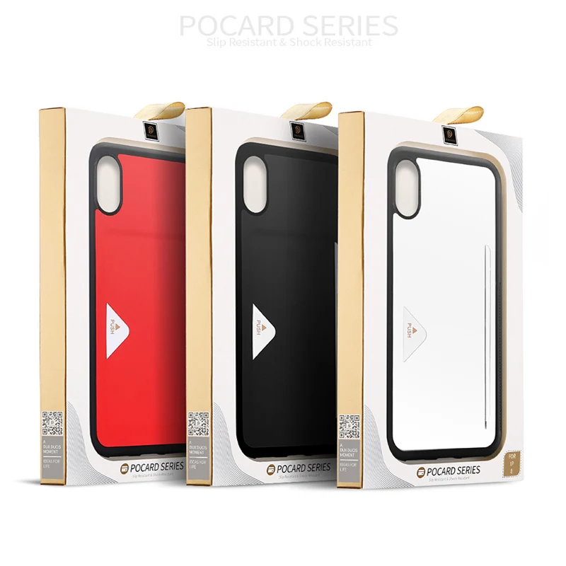 PU Leather Credit Card Slot Phone Case For iPhone X Wallet Shockproof Back Cover iPhoneX Coque Funda |
