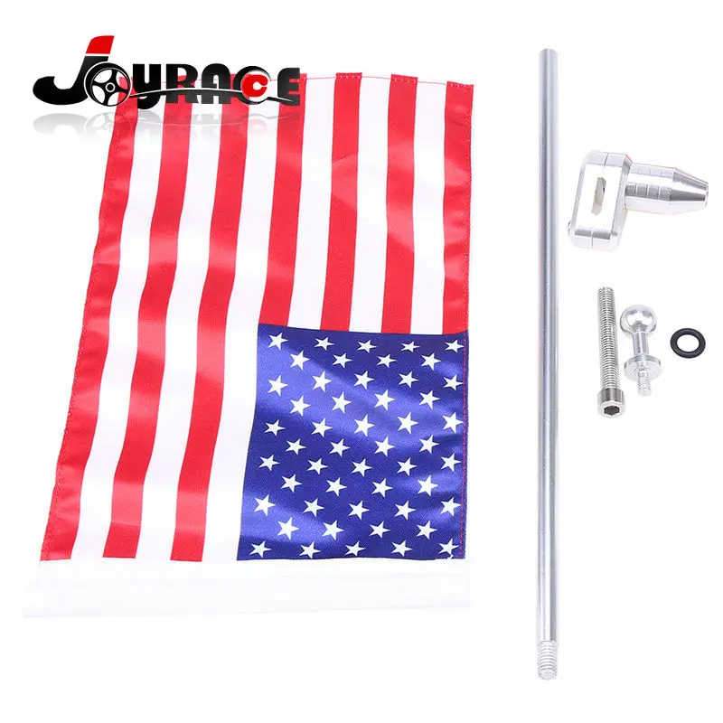 Chrome Мотоцикл заднего боковое Крепление Держатель для флага Америка Флаг США Harley