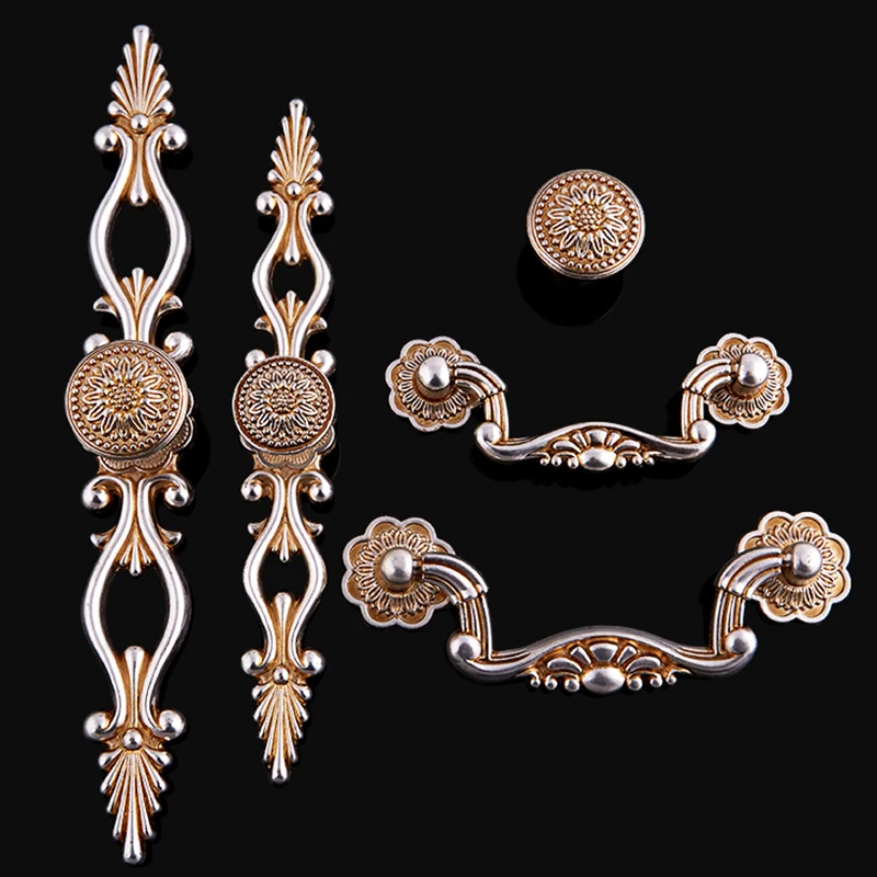 

HOT 20PCS European Vintage Style Door Drawer Pull Handle Knobs Retro Furniture Cabinet Dresser Cupboard Wardrobe Handles