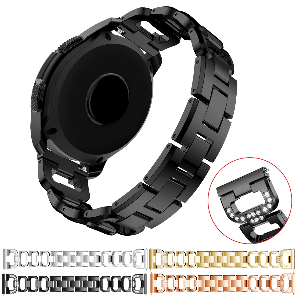 Ремешок из нержавеющей стали со стразами для Huawei Watch 2/2 Pro сменный металлический