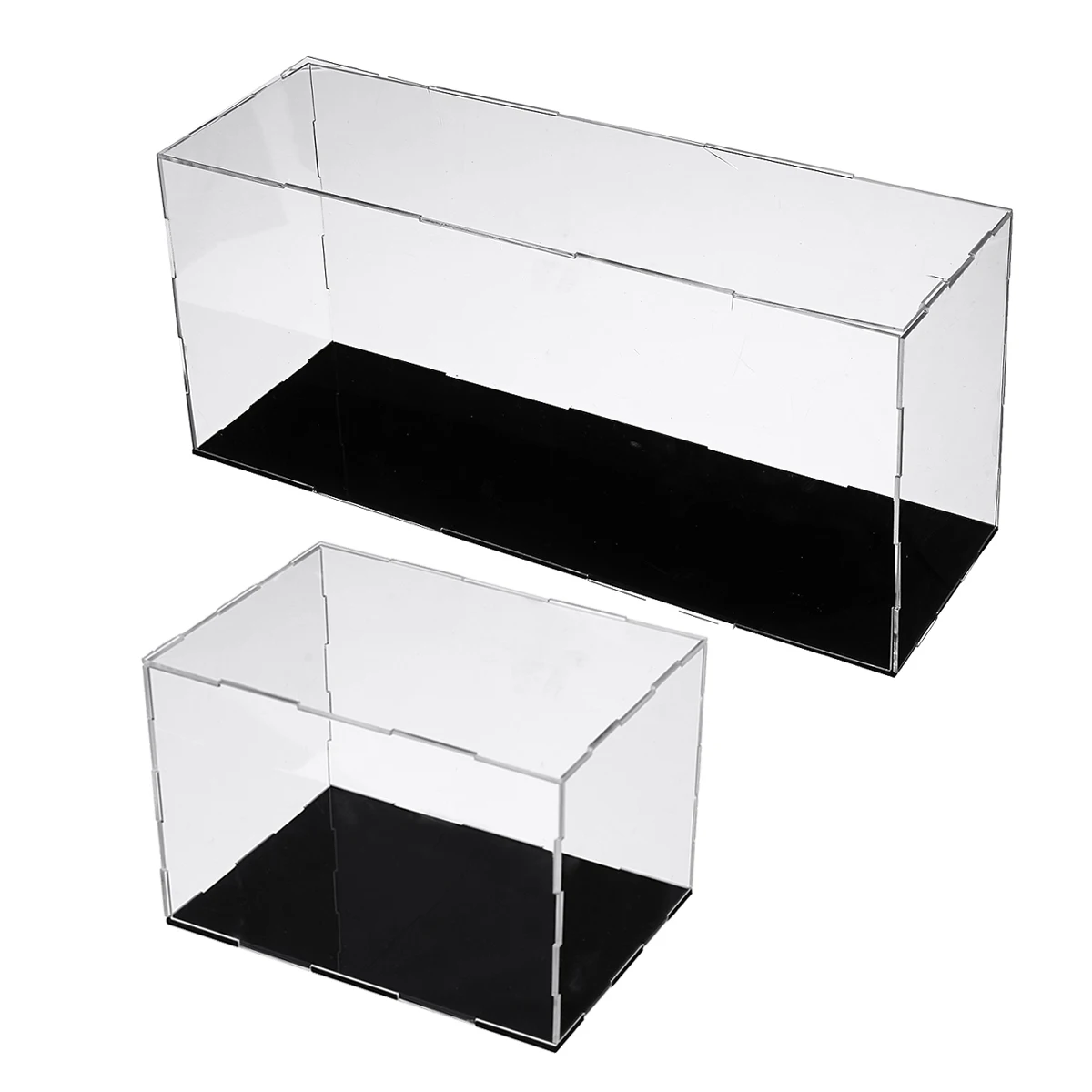 35x10x15/15x10x10 см Акриловая модель фигурка дисплей коробка показать защитный чехол прозрачный пылезащитный акриловый дисплей большой размер Perspex