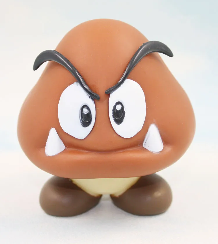 goomba 21 стиль 8-15 см Super Mario Bros Луиджи, Марио, Йоши Goomba Bowser Wario Donkey Kong Toad Toadette фигурка ПВХ игрушки, куклы - Цвет: goomba