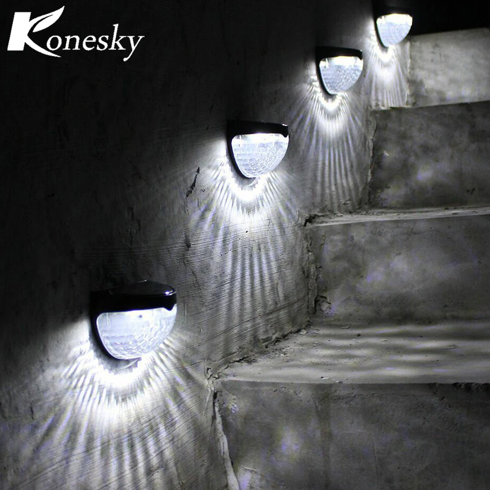 

2PCS Solar Wall Ligh Lamp Outdoor High-efficiency Support Working At Night