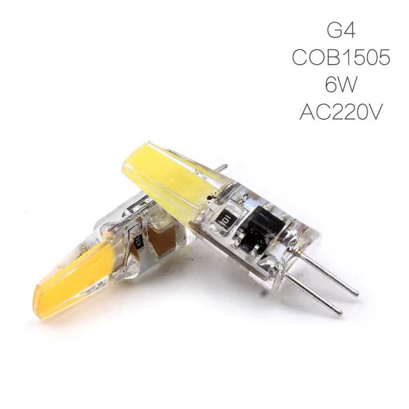 1 шт./лот высокое качество 6 Вт 9 COB LED G4 G9 E14 светодиодные лампы угол 360 лучей Bombillas