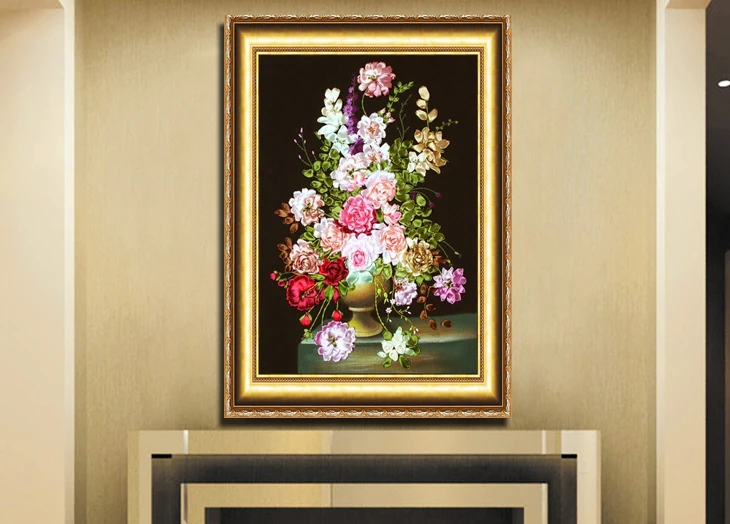 Набор для вышивки крестиком сделай сам 3D ленты наборы рукоделия картины с