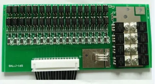 48 V 30A 16 ячеек LiFePo4 литий Железный аккумулятор батарея плата защиты BMS