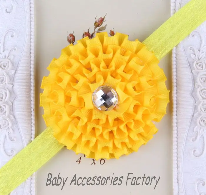 Реквизит для фотосессии лента волос с цветами и стразами Искусственные