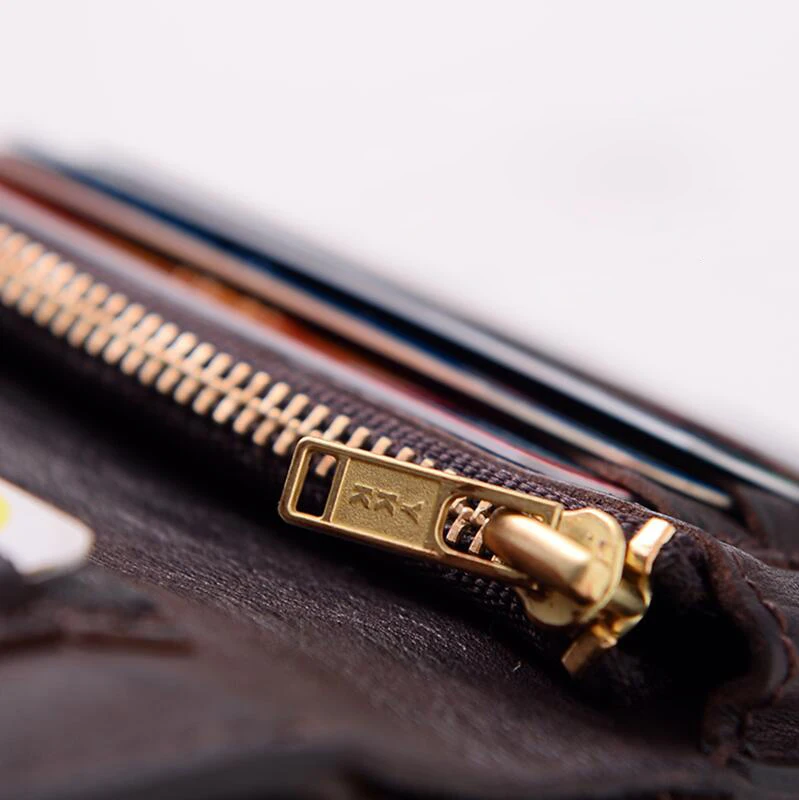 Новинка 2020 оригинальный короткий кошелек ручной работы в стиле ретро для мужчин