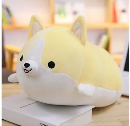 d Corgi Dog 1 шт. 35/55 см Мягкие Плюшевые Kawaii толстый Косплей Shiba «Лисья Секретная служба»(Inu и собаки из мультфильма, подушка для детей girlfreind подарок на день рождения - Цвет: d Corgi Dog