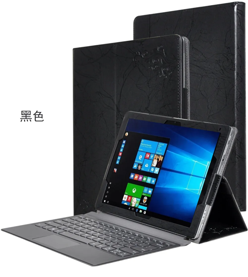 Чехол книжка из искусственной кожи с однотонным принтом и подставкой для Lenovo MIIX