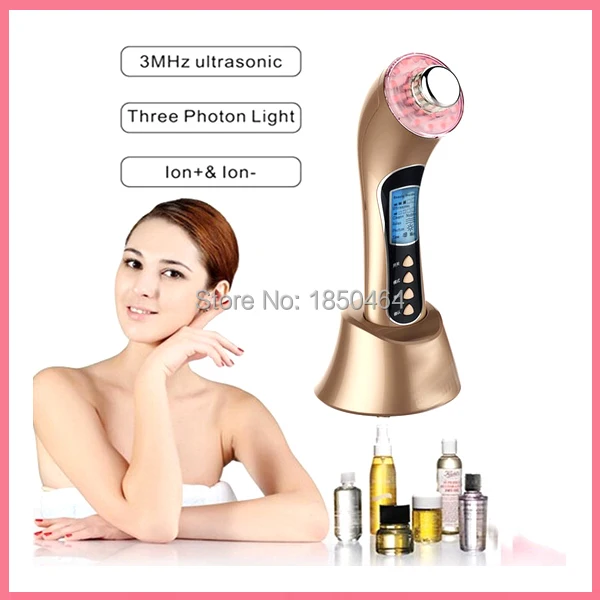 Бесплатная доставка Мини Перезаряжаемые ультразвуковой фотон Ион Радио частота