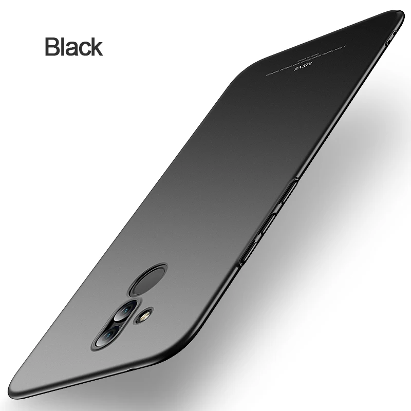 Simple Black Mate 20 lite чехол MSVII Жесткий ПК тонкий матовый защитный чехол для телефона для huawei mate 20 lite чехол coque maimang 7 чехол s - Цвет: Simple Black