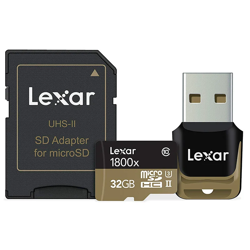 Lexar Professional 1800x картридер 2 микро sd SDXC 32 Гб 64 128 г 256 карта памяти UHS II для дрона Gopro Hero