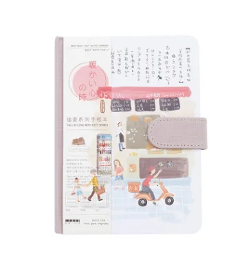 

1 Pcs Cute Japanese Story Hard Cover 36K Schedule Book Diary Weekly Planner Notebook School Office Supplies Kawaii Stationery