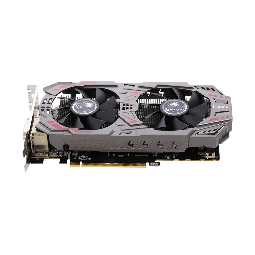 Красочная GTX950-Twin-2GD5 видеокарта 128 бит 6600 МГц GDDR5 видеокарта DP+ HD+ DVI PCI-E X16(3,0)(б/у