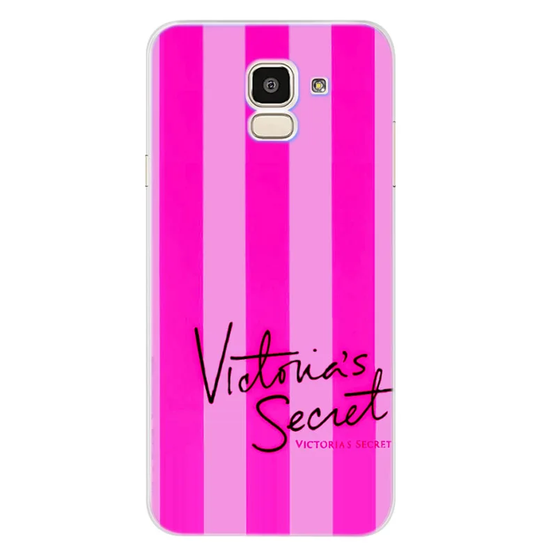 Case For Samsung Galaxy A30 A50 J1 J3 J4 J5 J6 J7 A3 A5 A7 A8 2016 2017 2018 Soft TPU Silicone Love Pink Cover Funda D083 |