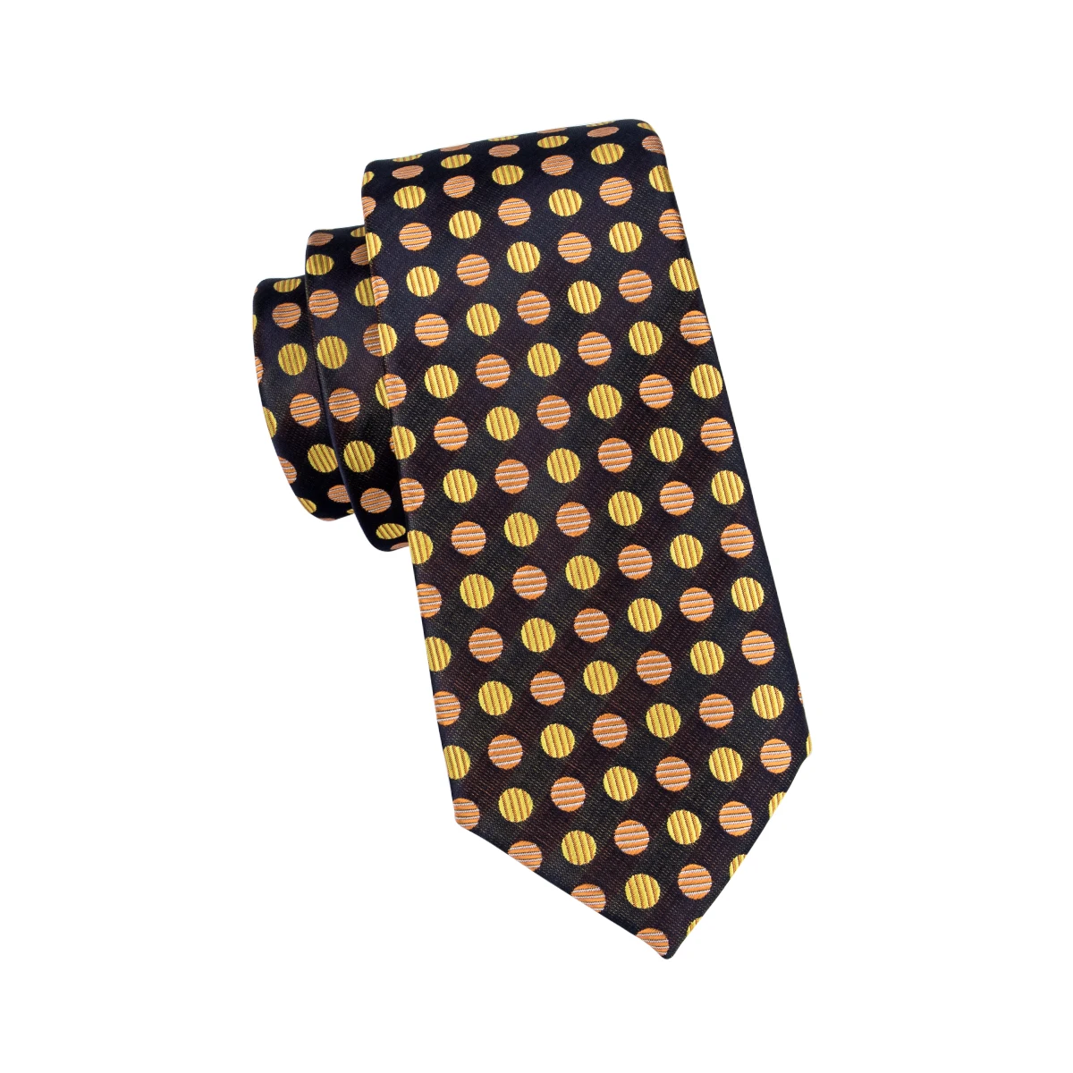 SN 1600 2017 Hi Tie мужской галстук в горошек желтый коричневый Шелковый жаккардовый