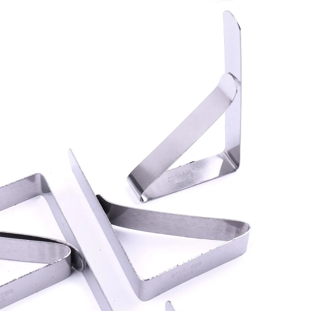 Новинка 4 шт./лот легкий зажим для скатерти держатель из прочной нержавеющей