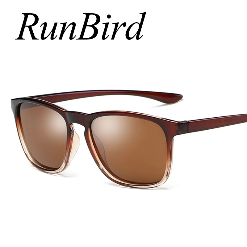 Солнечные очки RunBird 1129R Мужские поляризационные модные с улучшенным светом