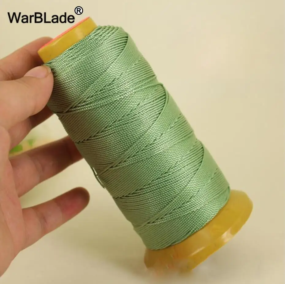 pea green Высококачественный полиамидный шнур, 0,2 мм, 0,4 мм, 0,6 мм, 0,8 мм, 1 мм, нейлоновый шнур, швейная нить для веревки, шелкового бисероплетения, нить, сделай сам, для изготовления ювелирных изделий - Цвет: pea green