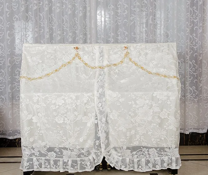 1 набор кружевной чехол для фортепиано с Цветочным Узором Вертикальный