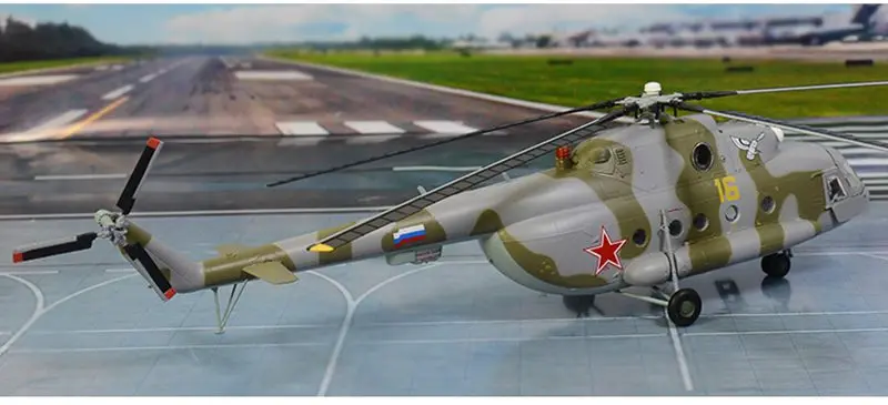 37047 1/72 масштаб предварительно построенный Mi-17 Mi-8M хип-советская транспортная вертолет хобби готовая пластиковая модель самолета - Цвет: 37047