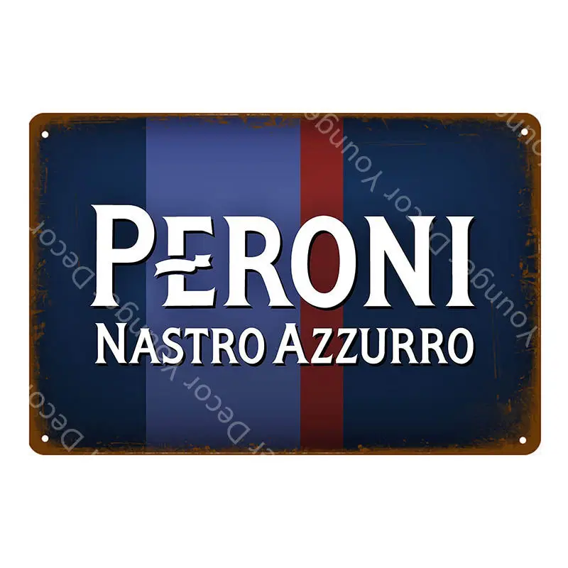 Мировое пиво металлические знаки ледяной холод перони Nastro Azzurro ВИНТАЖНЫЙ ПЛАКАТ