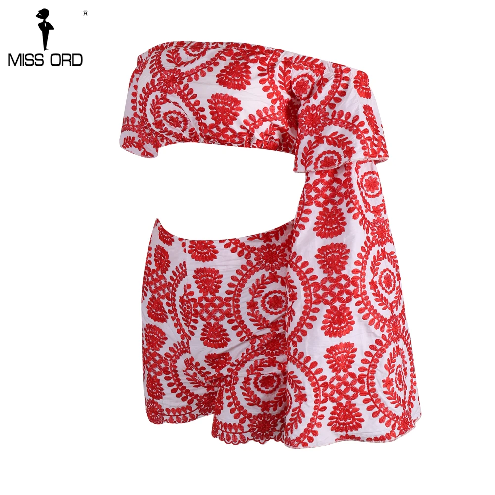 Женский комплект из двух предметов Missord с открытыми плечами и