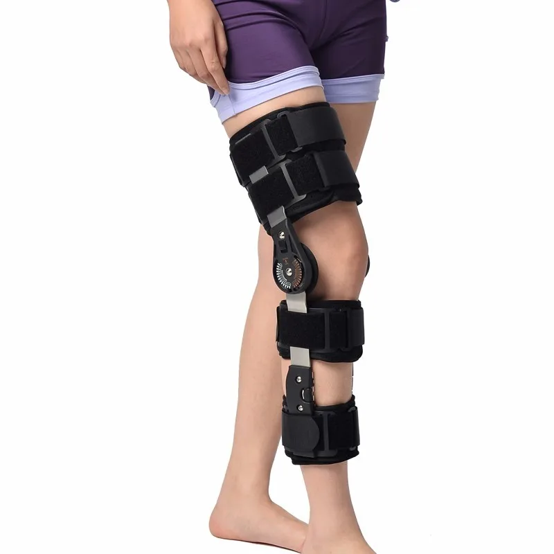 

Post-Op Brace fixed adjustable Knee holder after ligaments meniscus injury lower limb fracture rehabilitation kneepad