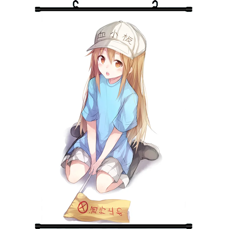 Японские декоративные аниме камеры на работе! Hataraku Saibou сексуальная девушка