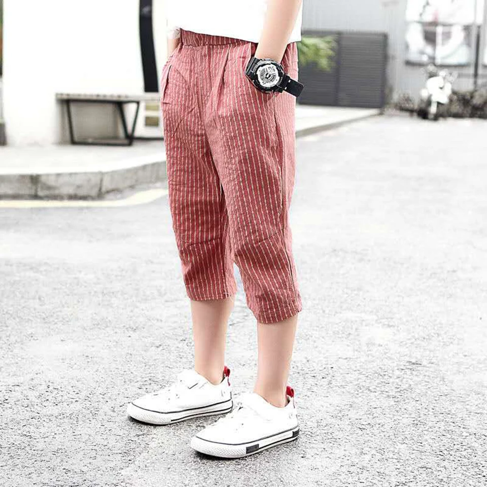 Шорты для маленьких мальчиков 2 цвета модные летние шорты малышей брюки