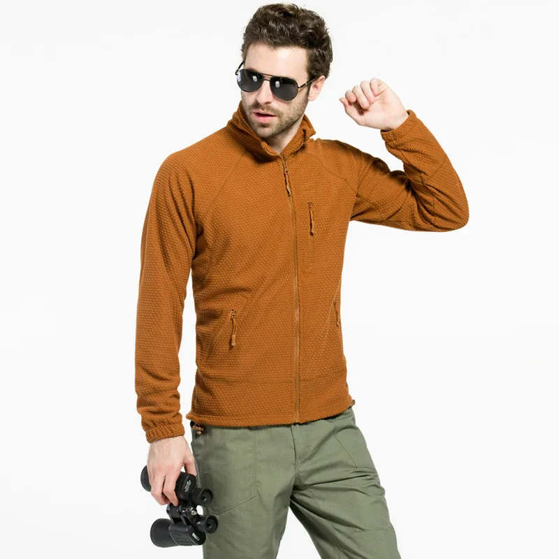 Уличные мужские спортивные походные кемпинговые осенне зимние Военные флисовые